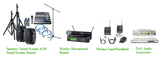  Sound systems rental equipement